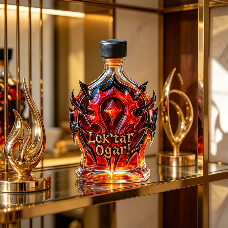 Wine Beer And Spirits - WOW Inspired Lok'tar Ogar Whiskey Decanter