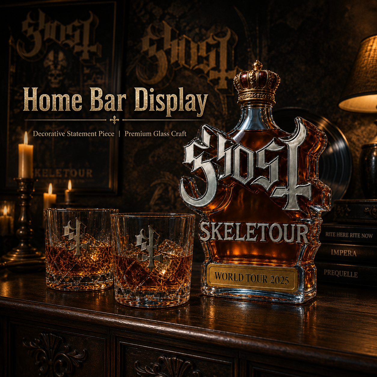 Wine Beer And Spirits - Ghost Skeletour World Tour 2025 Whiskey
