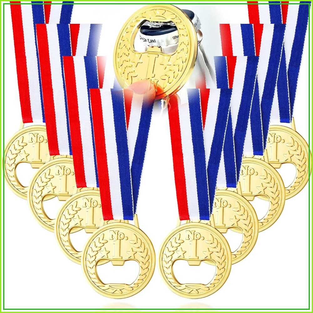 Wine Beer Restaurant - 8 Pieces Medal Shaped Flat Bottle