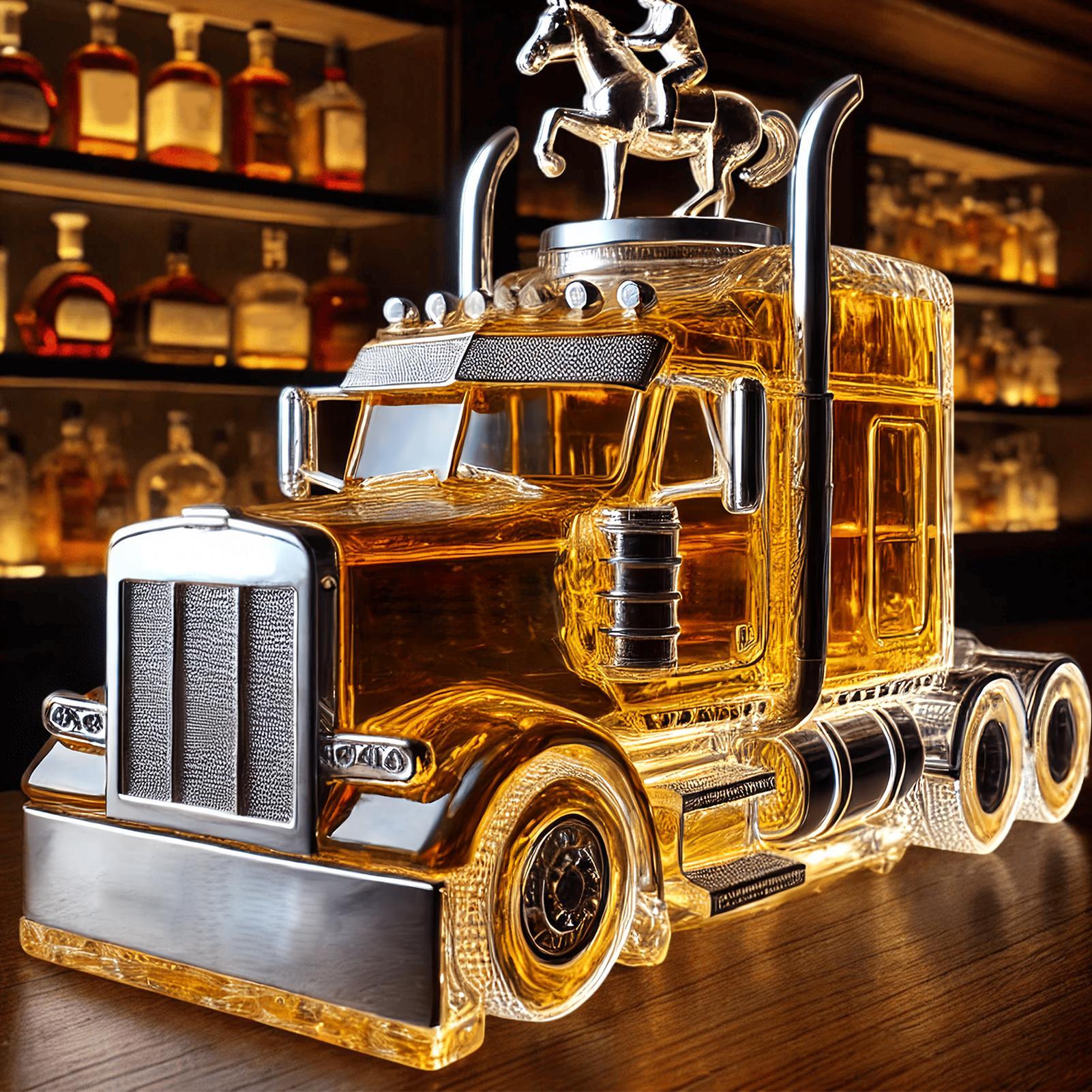 Wine Decanter Half Truck Bourb - Wine Beer And Liquor 评论和价格