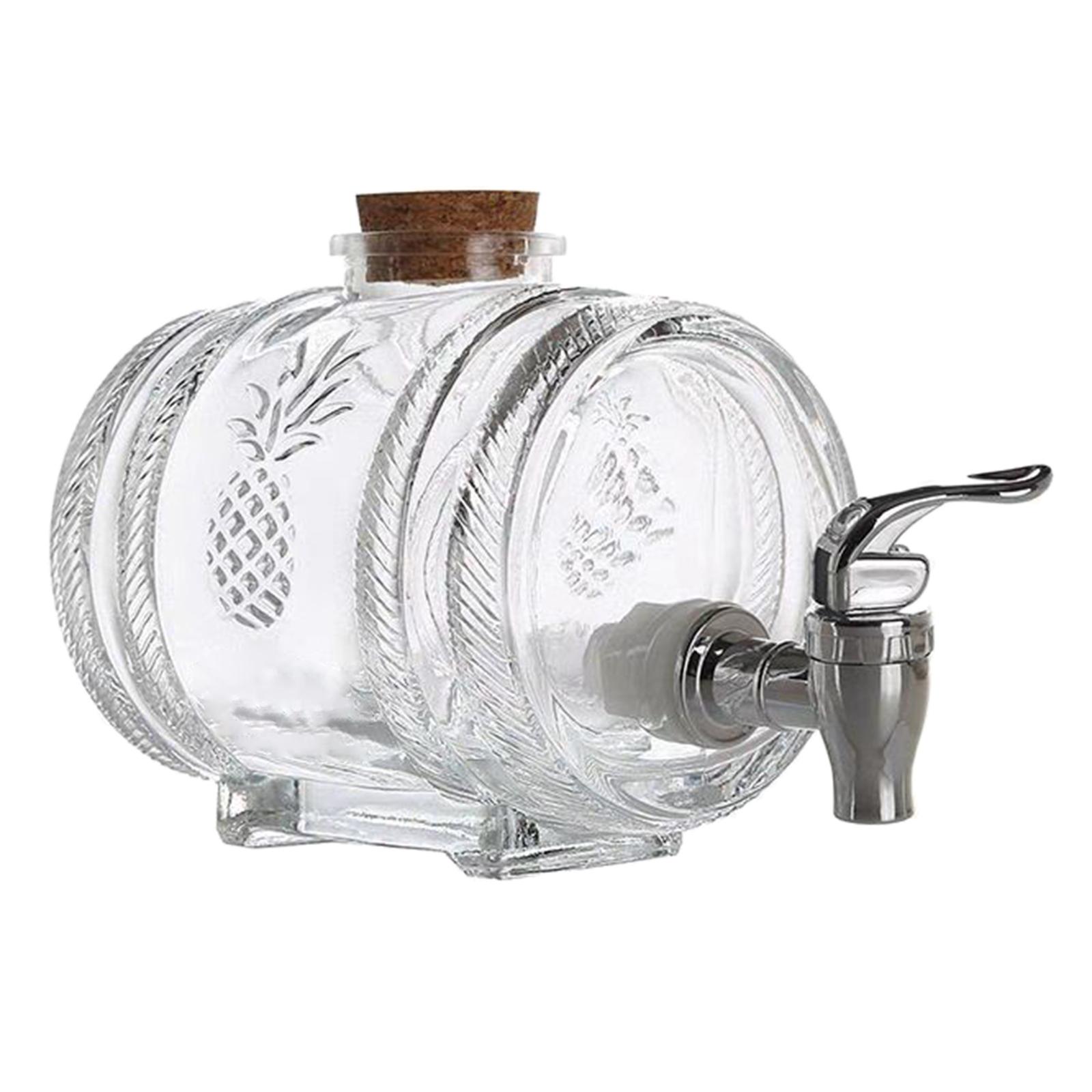 Premium Glass Barrel Dispenser - Wine Beer And Spirits 评论和价格