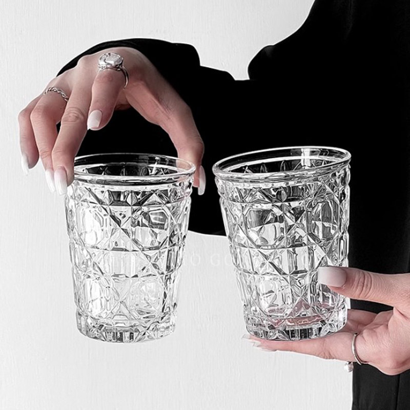 2pcs 310ml Vintage Diamond Pat - Wine Beer And Liquor 评论和价格