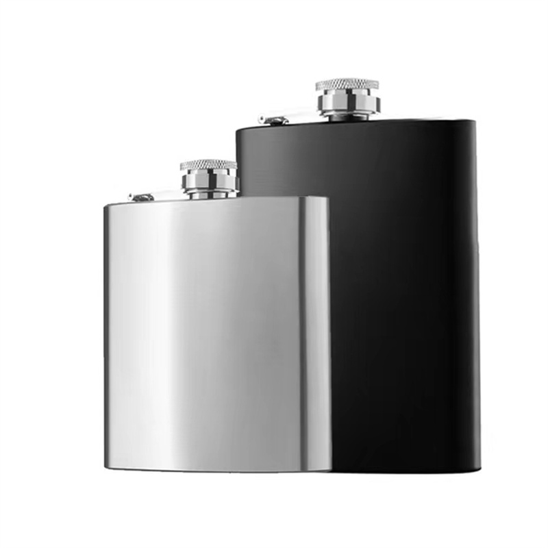 6/7/8oz black/silver Portable  - Wine Beer And Spirits 评论和价格