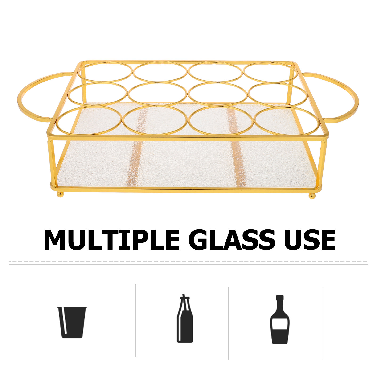 12-Bottle Metal Beer Rack for  - Wine Beer Restaurant 评论和价格