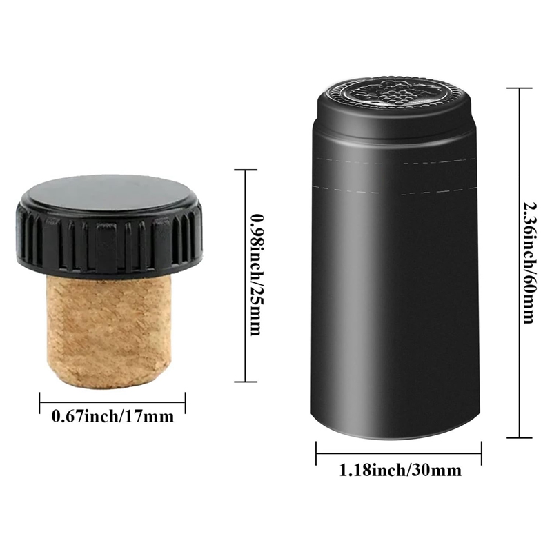 Caps Wrap Wine Bottle Seals 50 - Wine & Beer Hydrometer 评论和价格