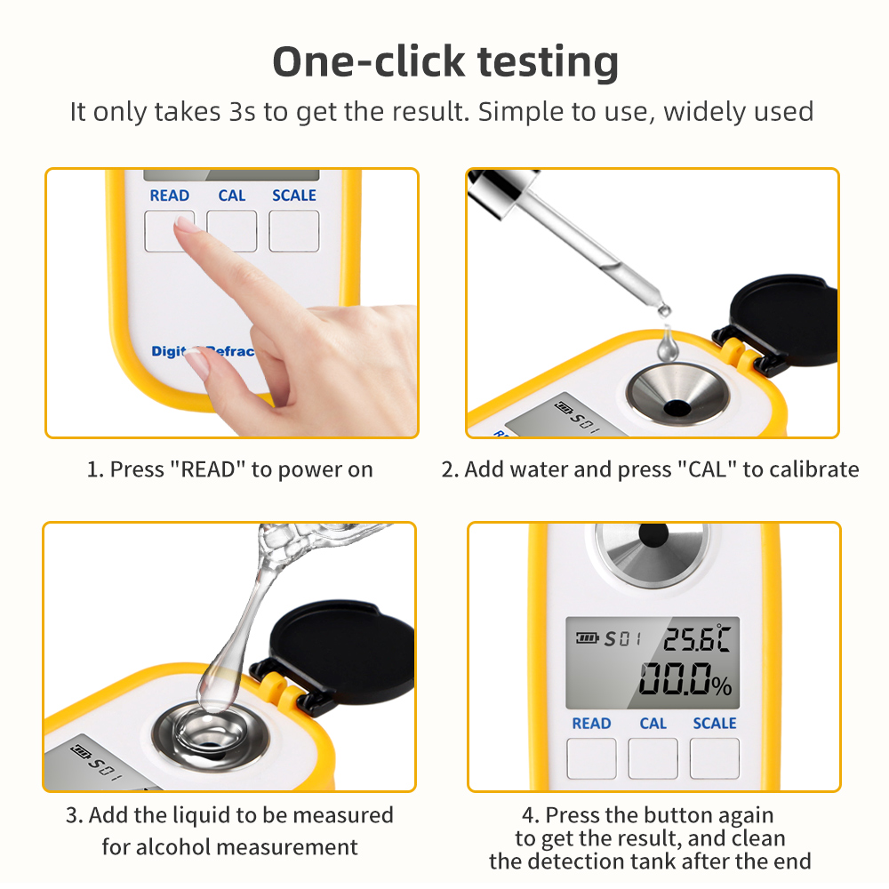 Digital Alcohol Refractometer  - Wine Beer And Spirits 评论和价格