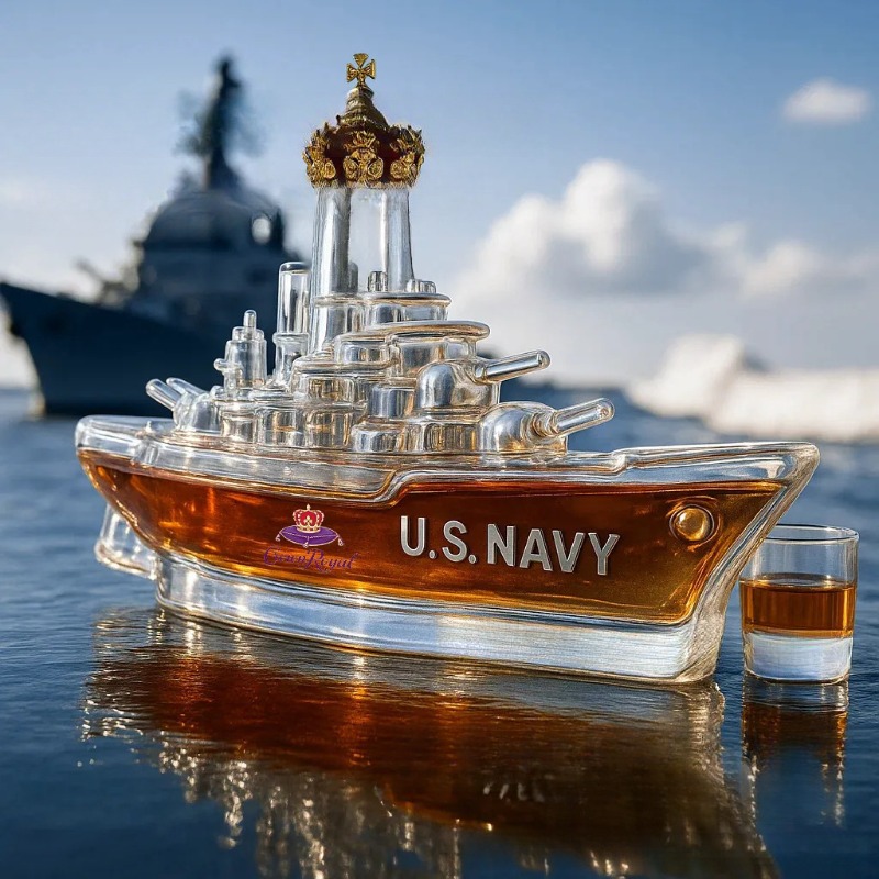 Novelty Warship Design Whiskey - Wine Beer And Spirits 评论和价格