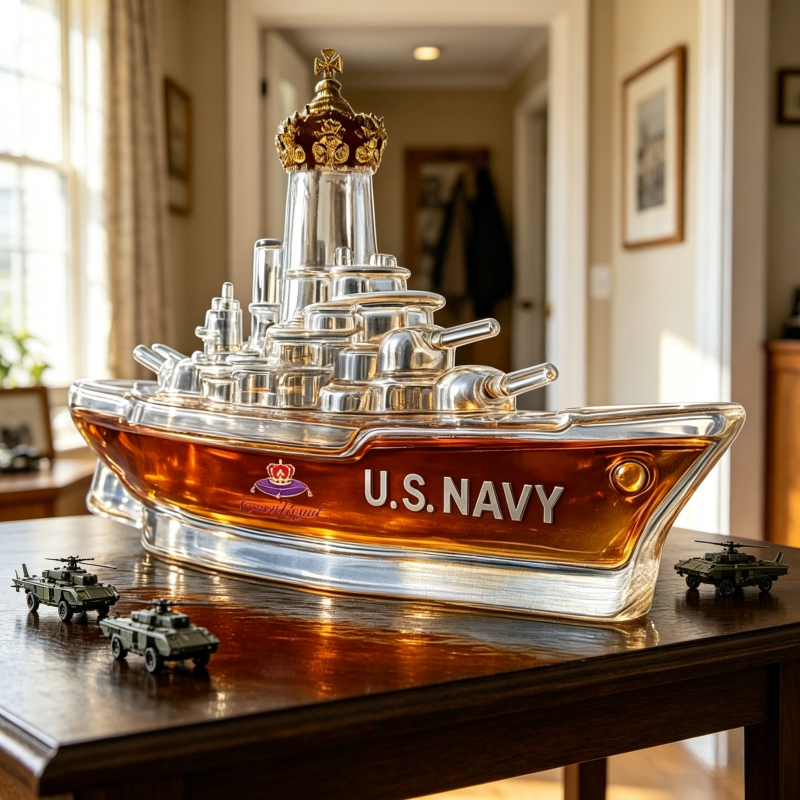 Novelty Warship Design Whiskey - Wine Beer And Spirits 评论和价格