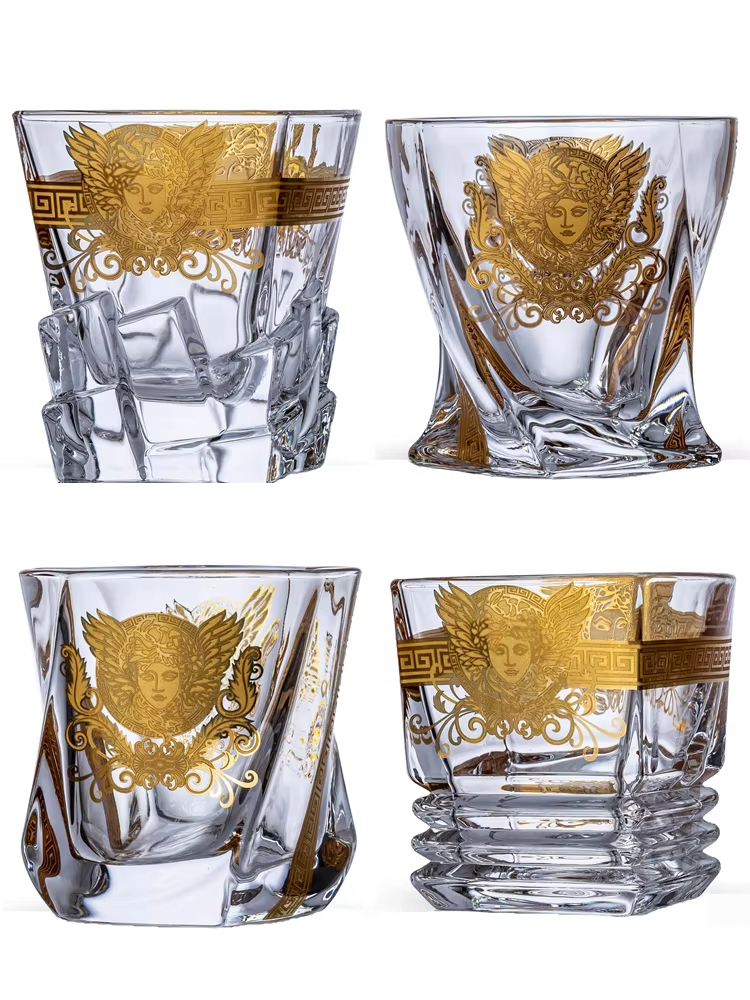 Medusa Gold Head Painted Whisk - Wine Beer And Liquor 评论和价格