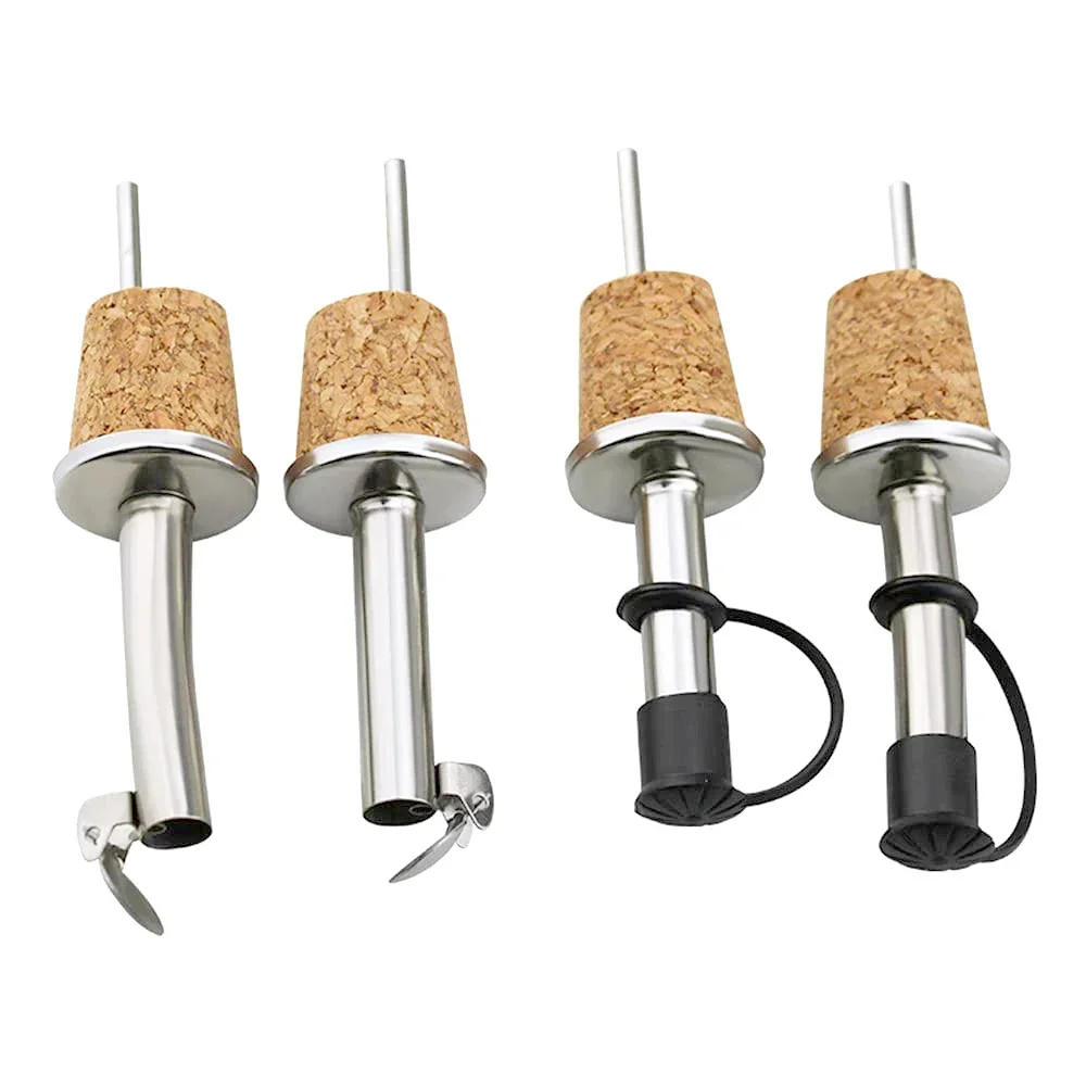 1PC Red Wine Cork Pourer Stain - Wine Beer And Spirits 评论和价格