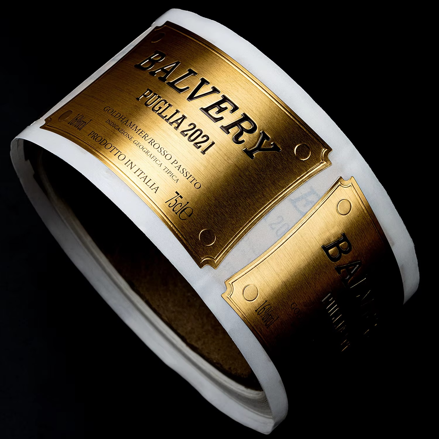 Gold Foil Embossed Metal Paper - Wine Beer Bottle 评论和价格
