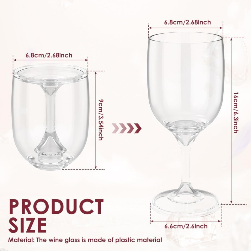 Folding Wine Glass Transparent - Wine & Beer Hydrometer 评论和价格