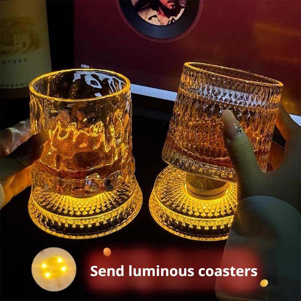 Whiskey Glasses Rotating Whisk - Wine Beer And Liquor 评论和价格
