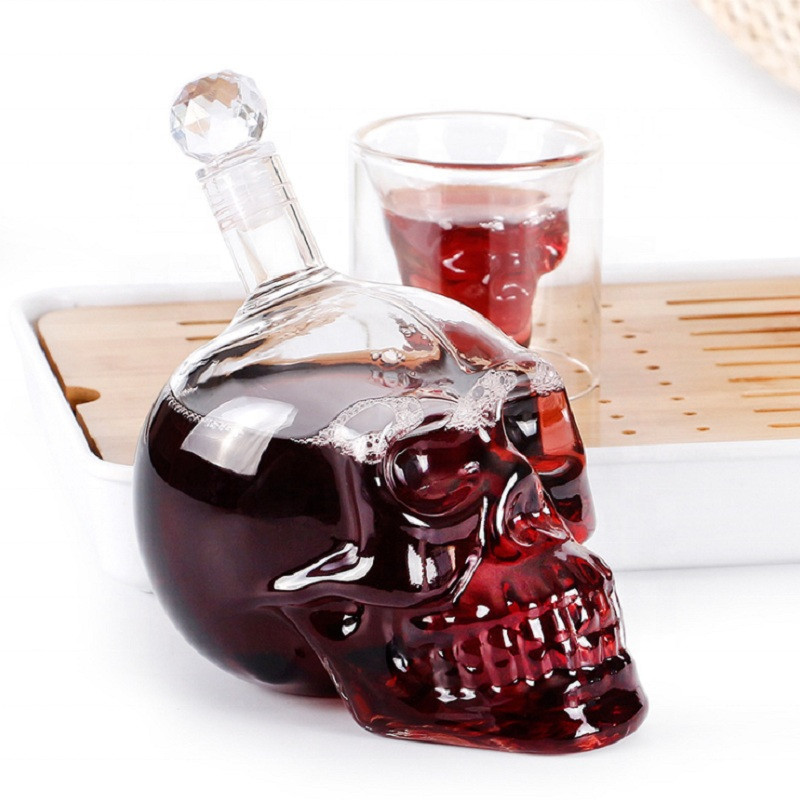 Creative Skull Head Decanter C - Wine Beer And Spirits 评论和价格
