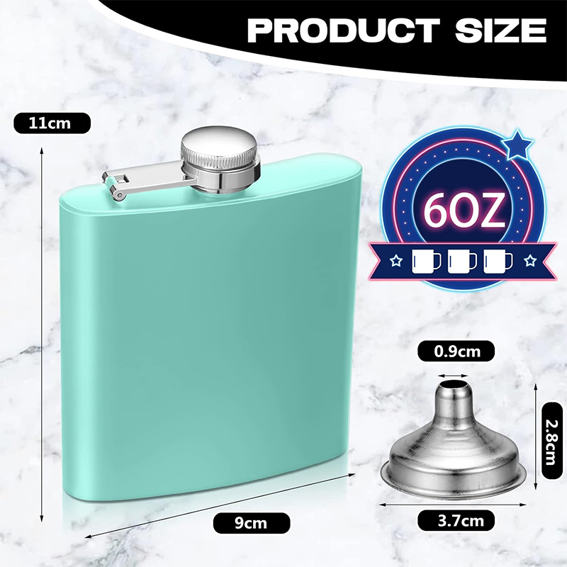 LMETJMA Camping 6 oz Stainless - Wine Beer And Spirits 评论和价格