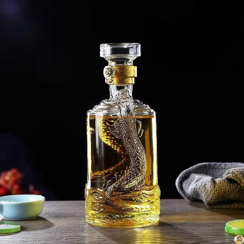500ML round shaped dragon engr - Wine Beer And Spirits 评论和价格