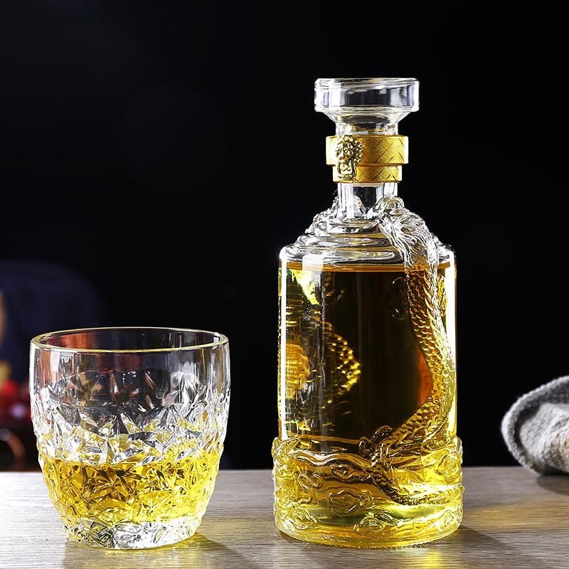 500ML round shaped dragon engr - Wine Beer And Spirits 评论和价格