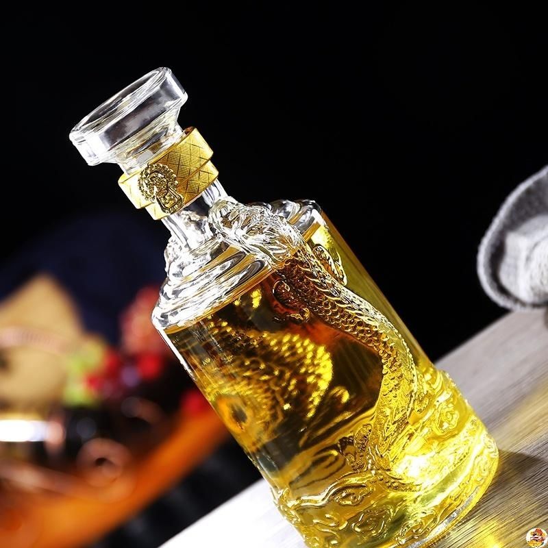 500ML round shaped dragon engr - Wine Beer And Spirits 评论和价格