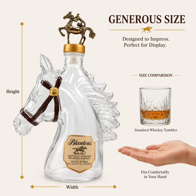 Blanton’s Horse Head Glass Dec - Wine Beer And Spirits 评论和价格