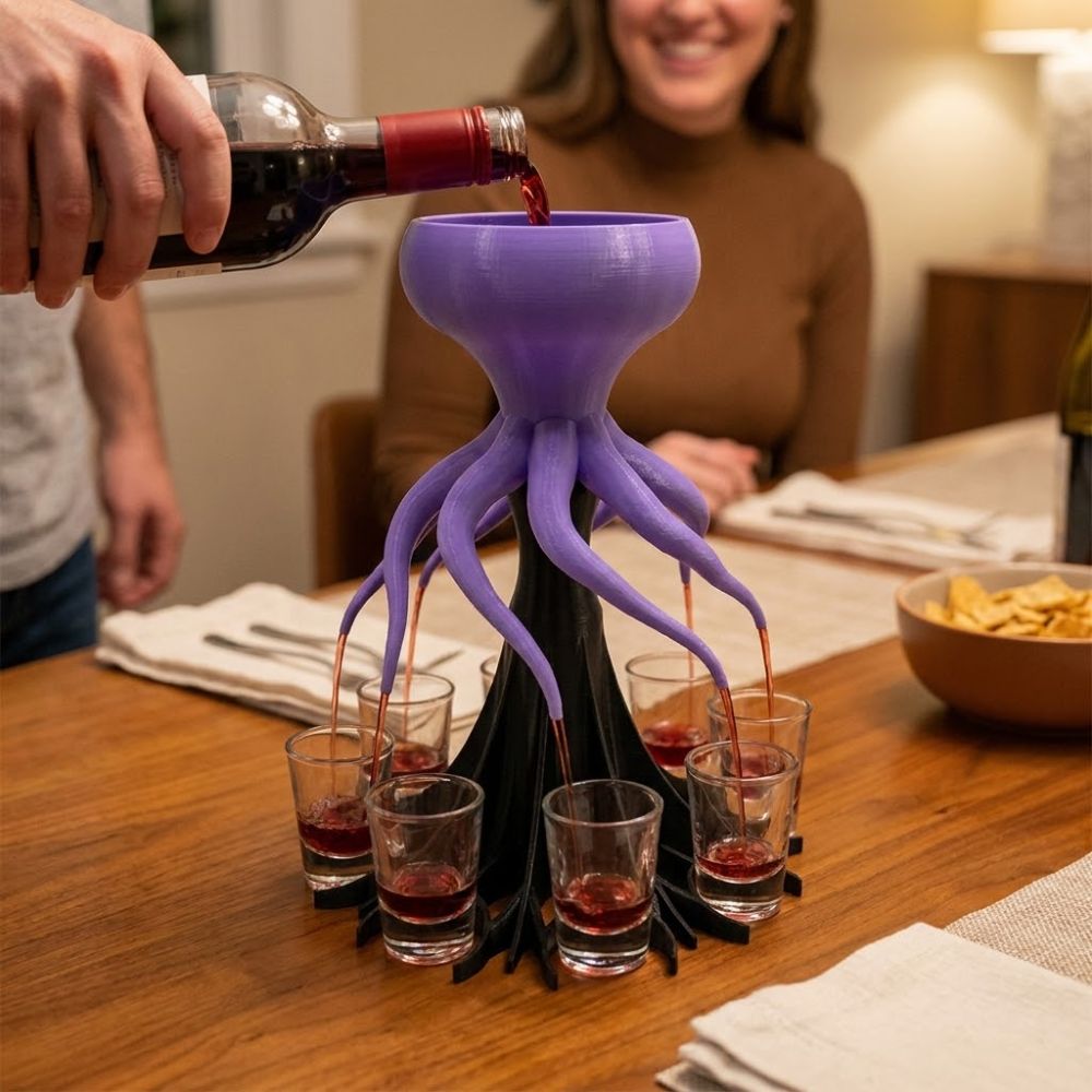 8 Holes 3D Printing Wine Distr - Wine Beer And Liquor 评论和价格
