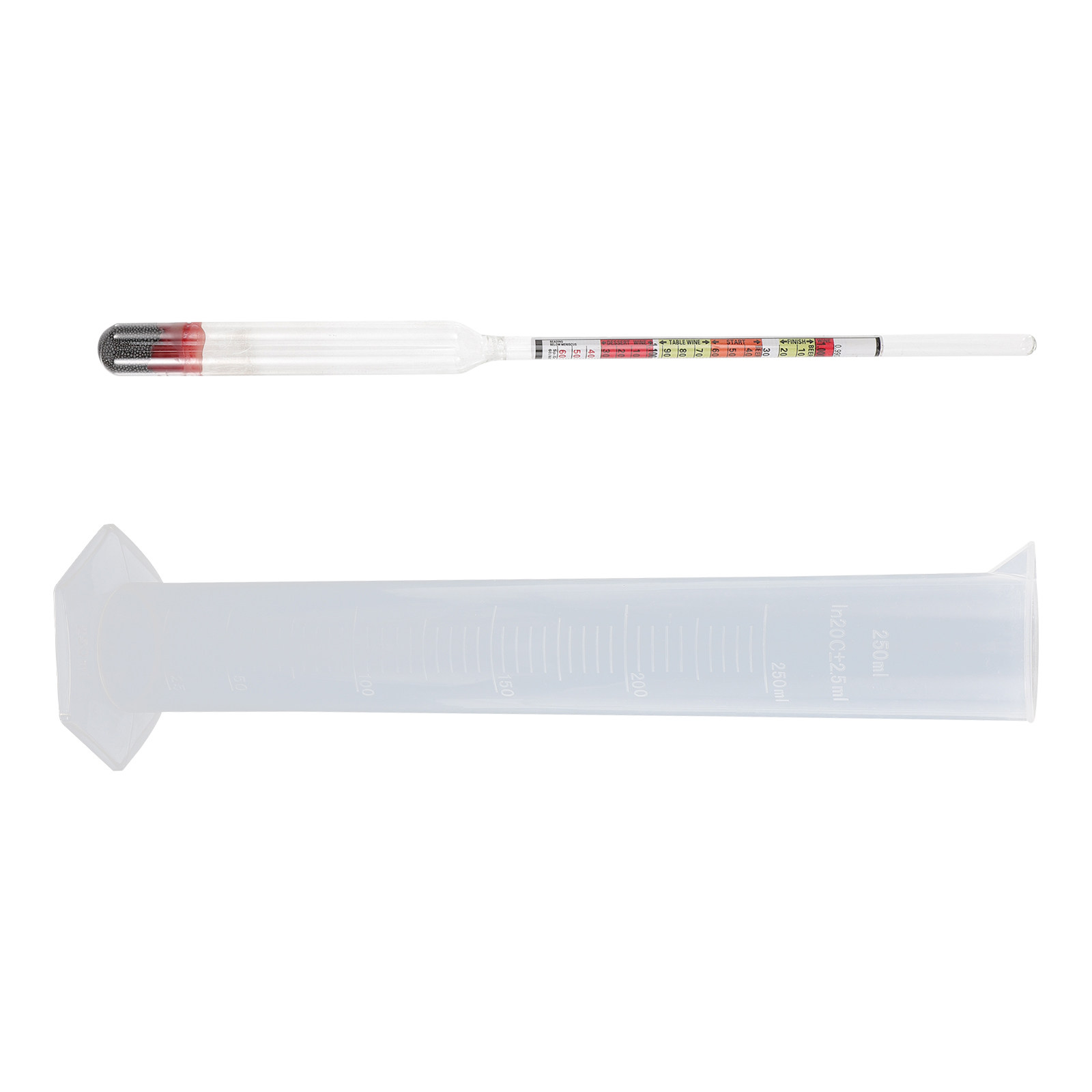 1Set Hydrometer Tester Kit for - Beer Wine Kit 评论和价格