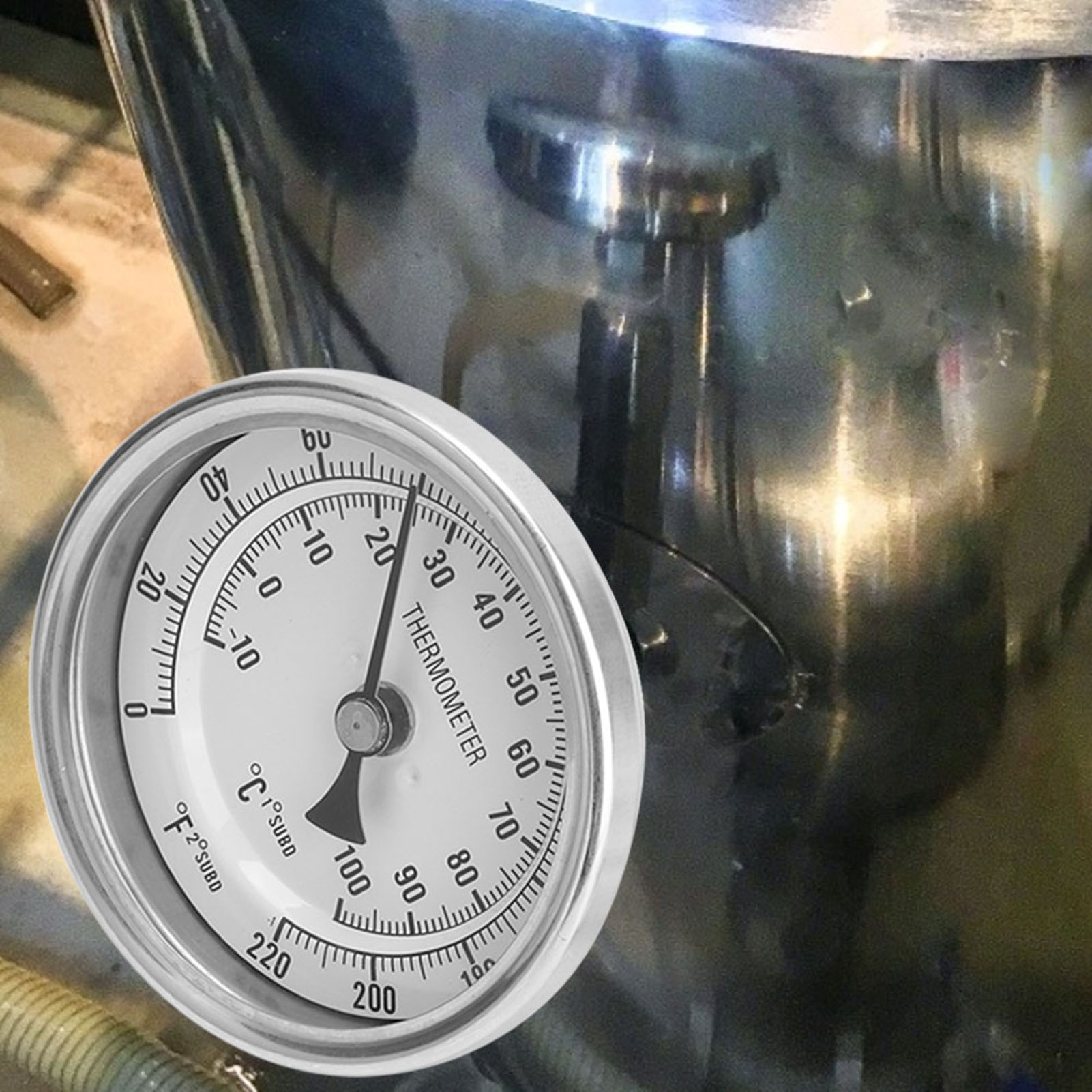 Weldless Bi metal Thermometer  - Beer Wine Kit 评论和价格