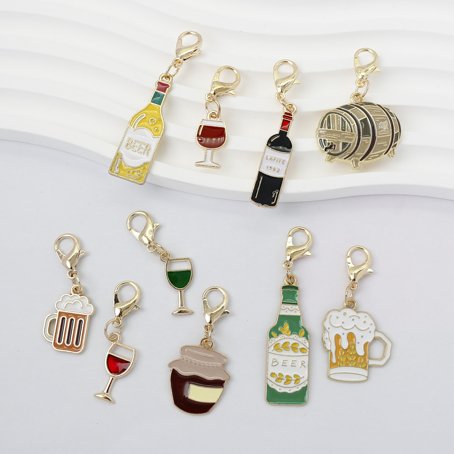 20pcs Alloy Metal Drop Oil Red - Beer Wine Kit 评论和价格