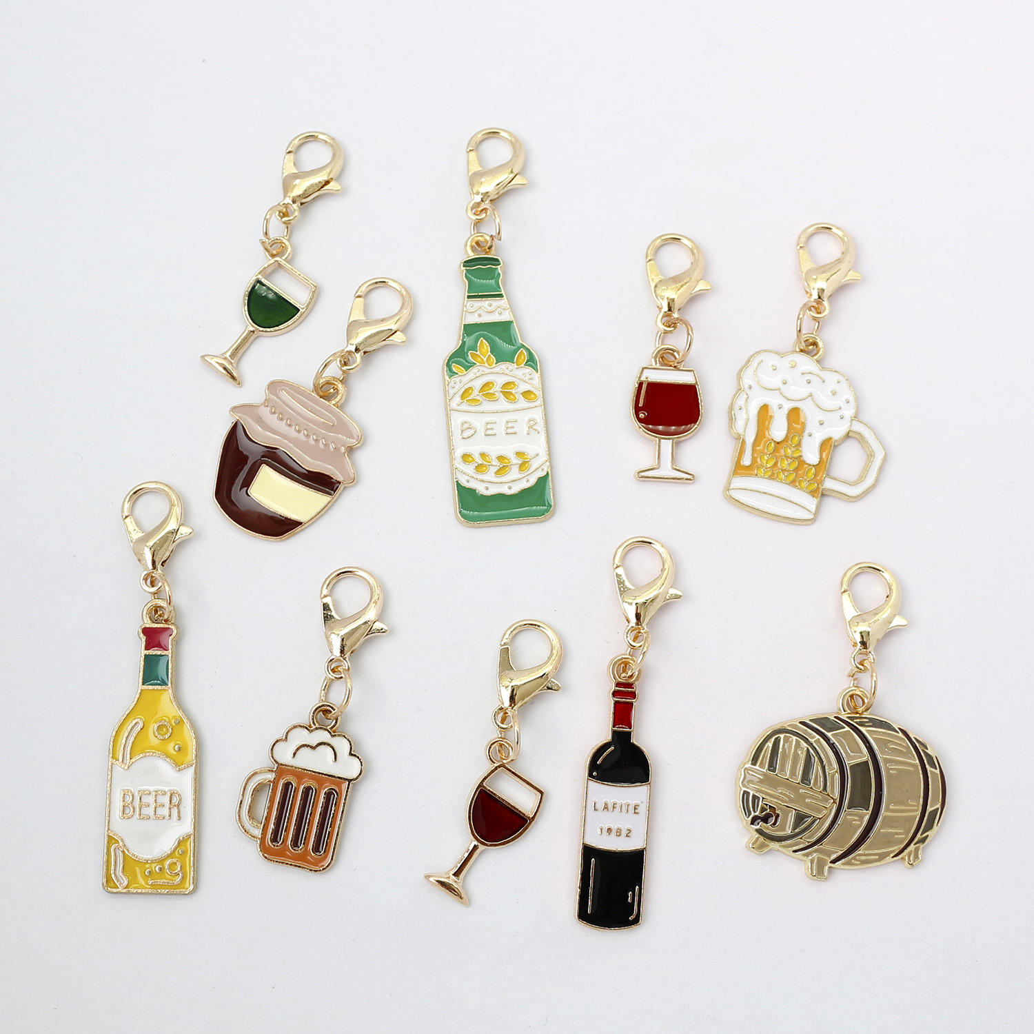 20pcs Alloy Metal Drop Oil Red - Beer Wine Kit 评论和价格
