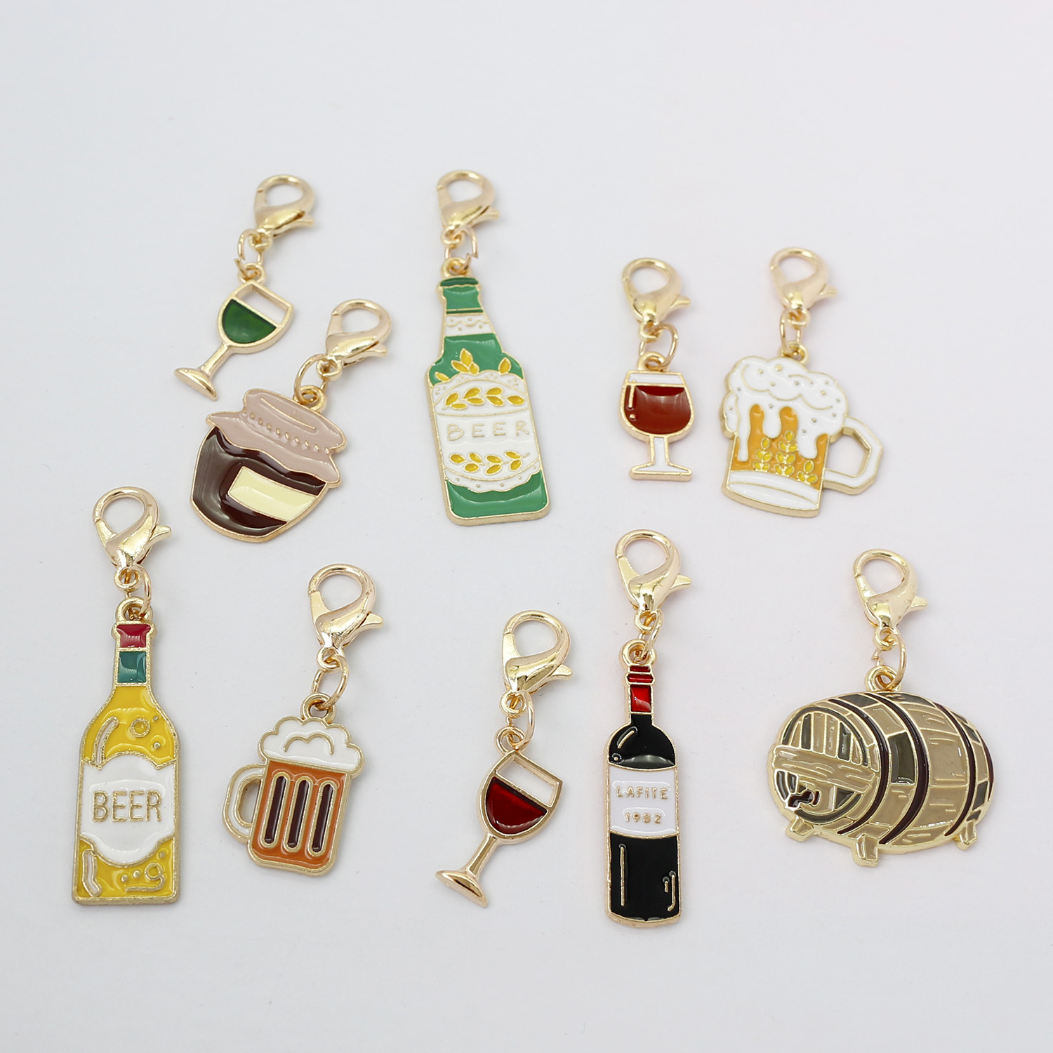 20pcs Alloy Metal Drop Oil Red - Beer Wine Kit 评论和价格