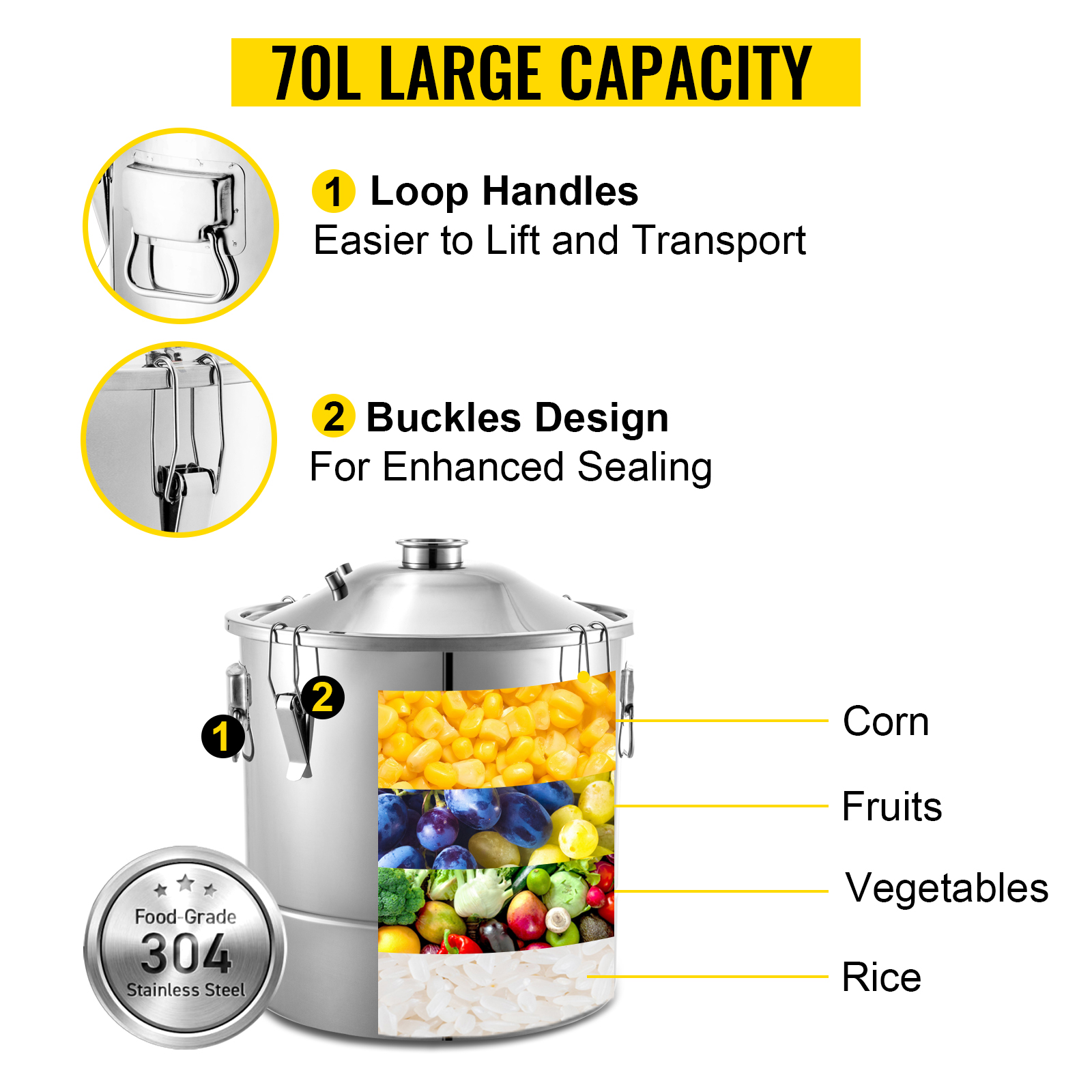 SucceBuy 20L-70L Alcohol Disti - Beer Wine Kit 评论和价格